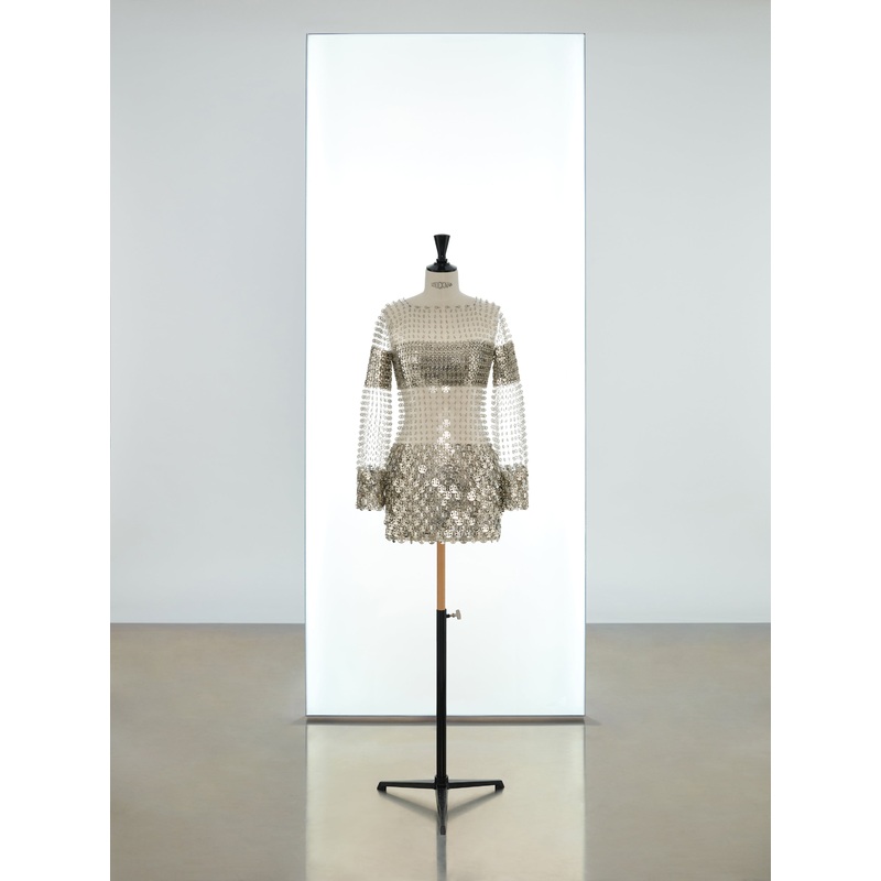 Long sleeves illusion dress