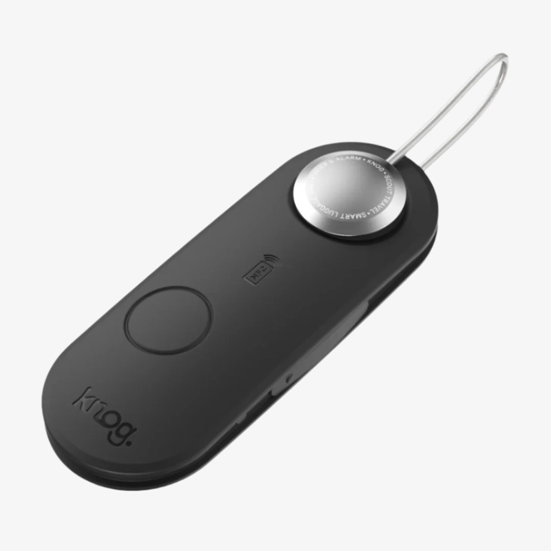 Knog Scout Travel Smart Luggage Tag Pitch Black