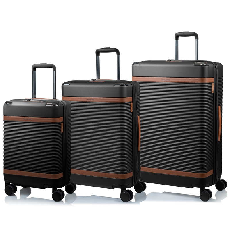 Vintage III / 3-Piece Luggage Set Black