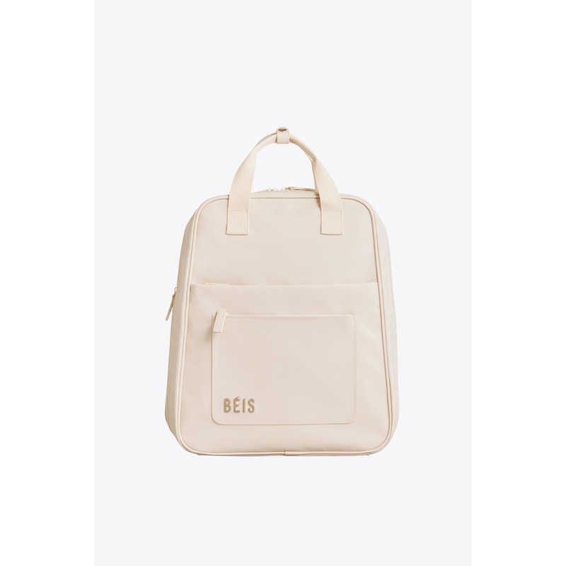 The Expandable Backpack in Beige