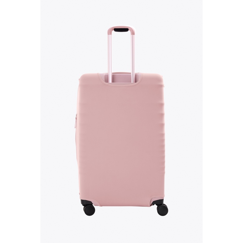 The Large Check-In Luggage Cover in Atlas Pink