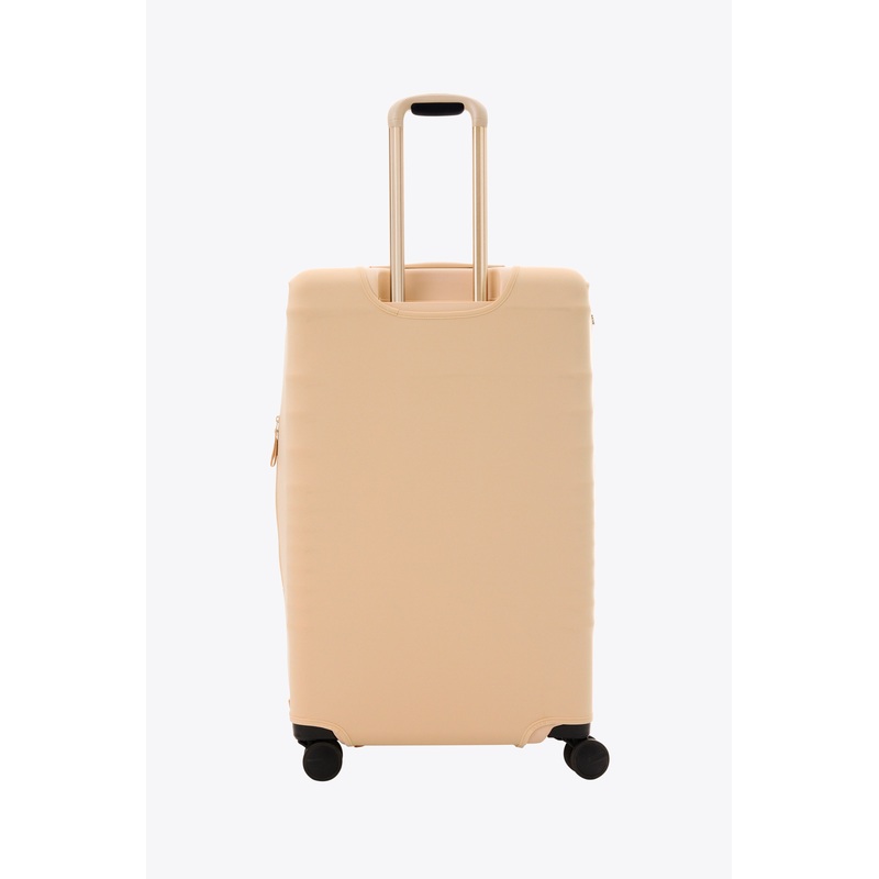The Large Check-In Luggage Cover in Beige