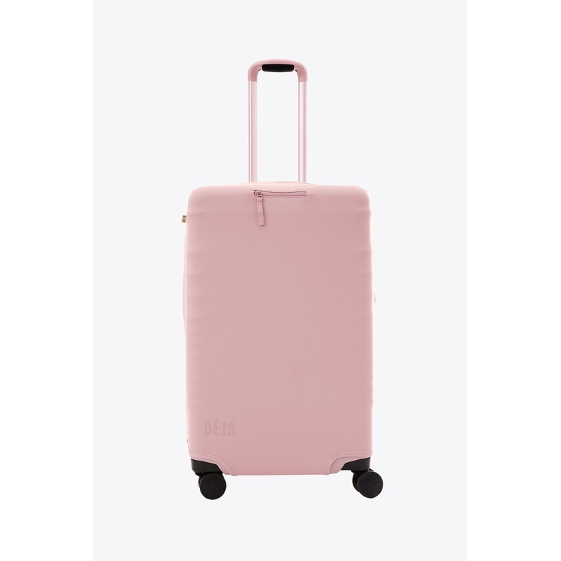 The Medium Check-In Luggage Cover in Atlas Pink