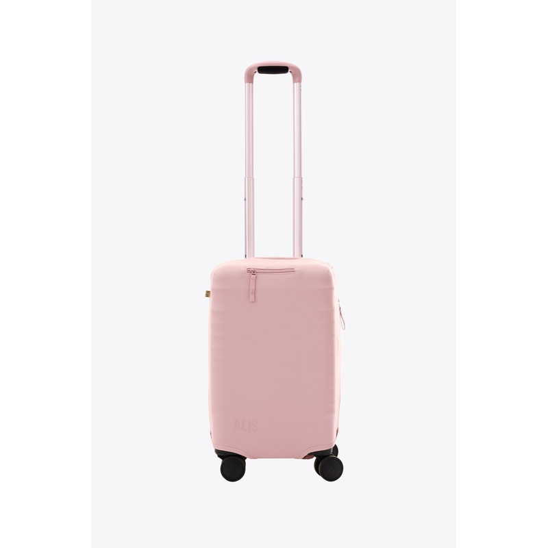 The Small Carry-On Luggage Cover in Atlas Pink