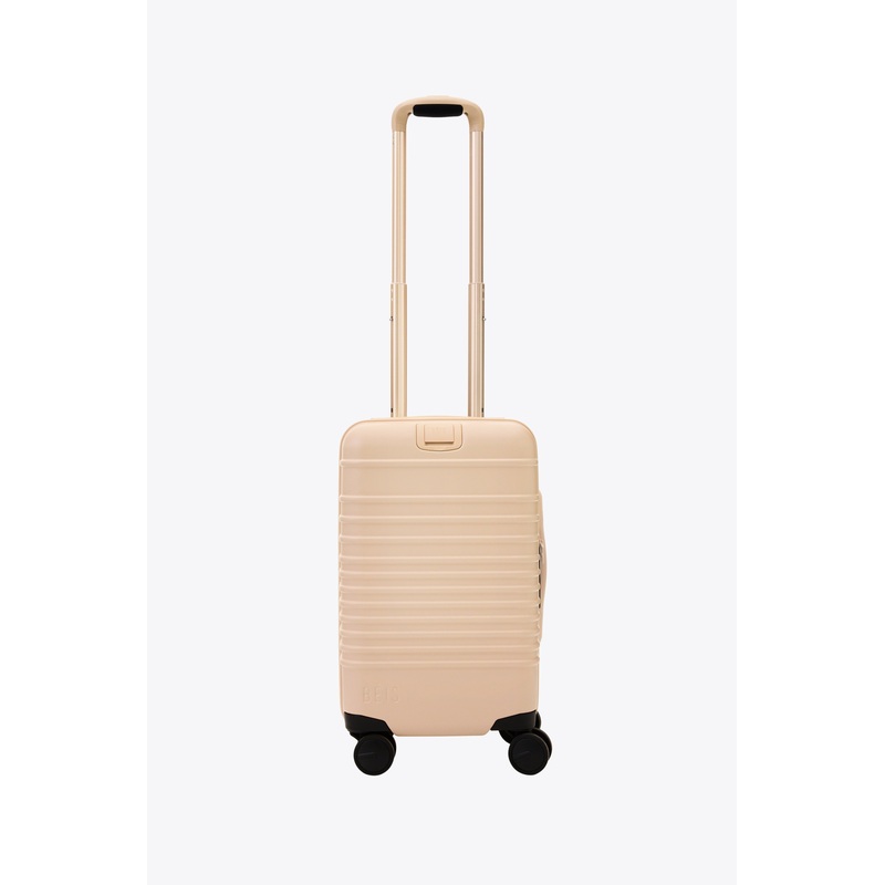 The Small Carry-On Roller in Beige
