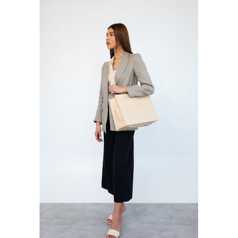 Resale The Work Tote in Beige