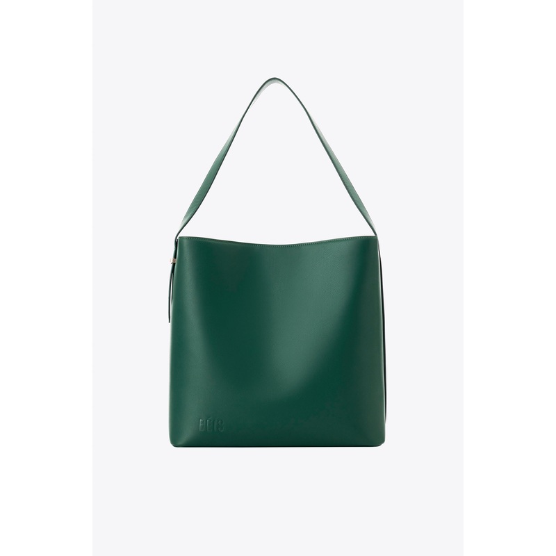 The Essential Tote in Wicked Green