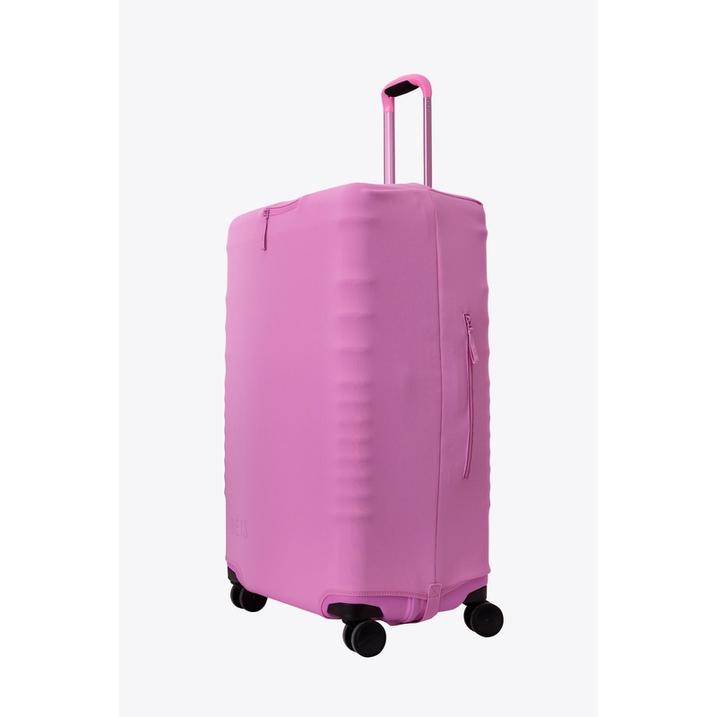 The Large Check-In Luggage Cover in Berry
