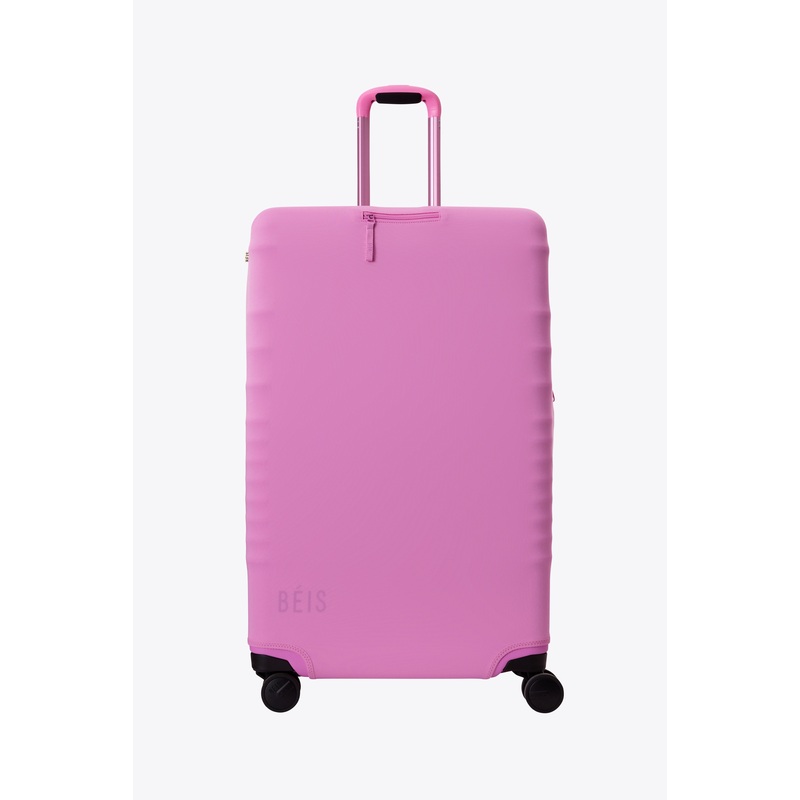 The Large Check-In Luggage Cover in Berry