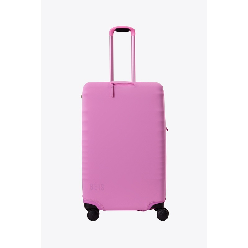 The Medium Check-In Luggage Cover in Berry