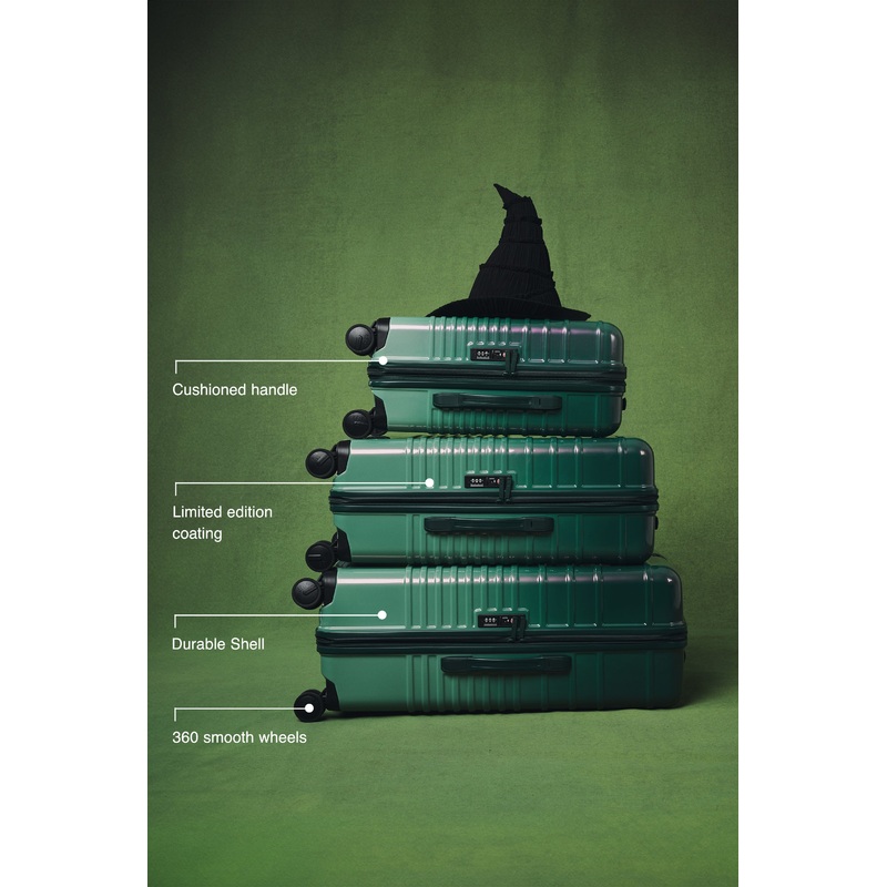 The Medium Check-In Roller in Wicked Green