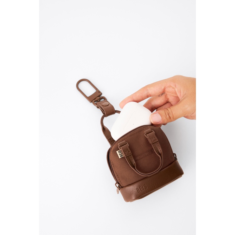 The Micro Weekender Charm in Maple