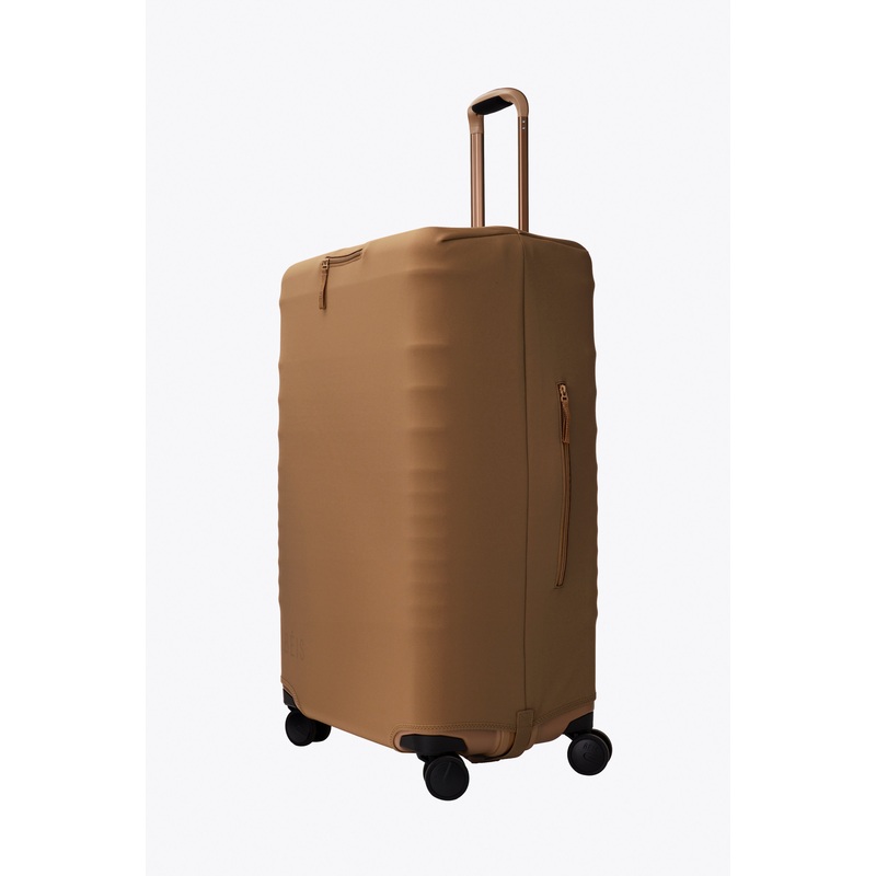 The Large Check-In Luggage Cover in Camel
