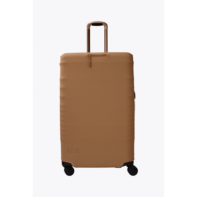 The Large Check-In Luggage Cover in Camel