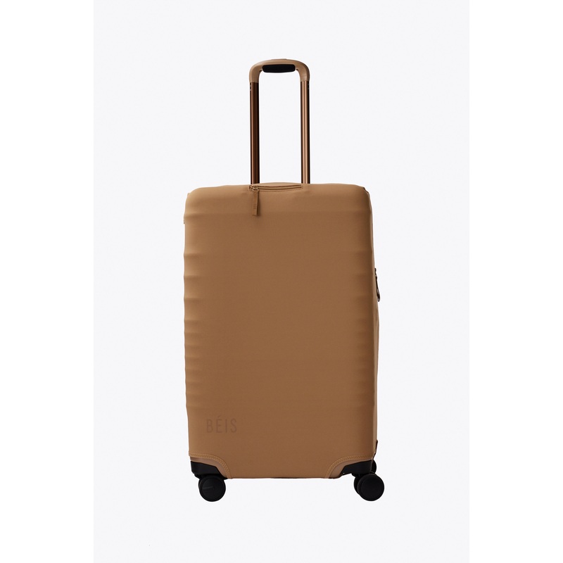 The Medium Check-In Luggage Cover in Camel