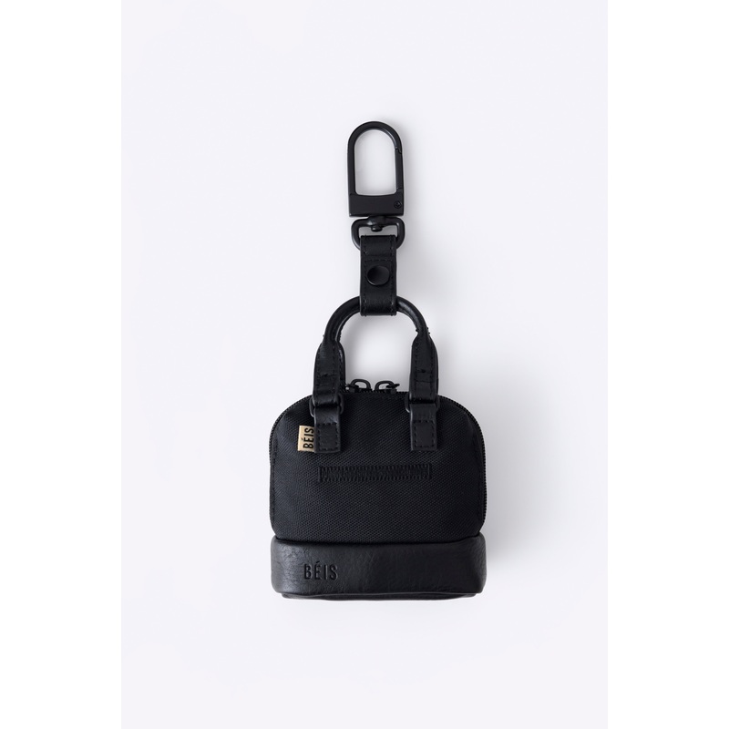 The Micro Weekender Charm in Black
