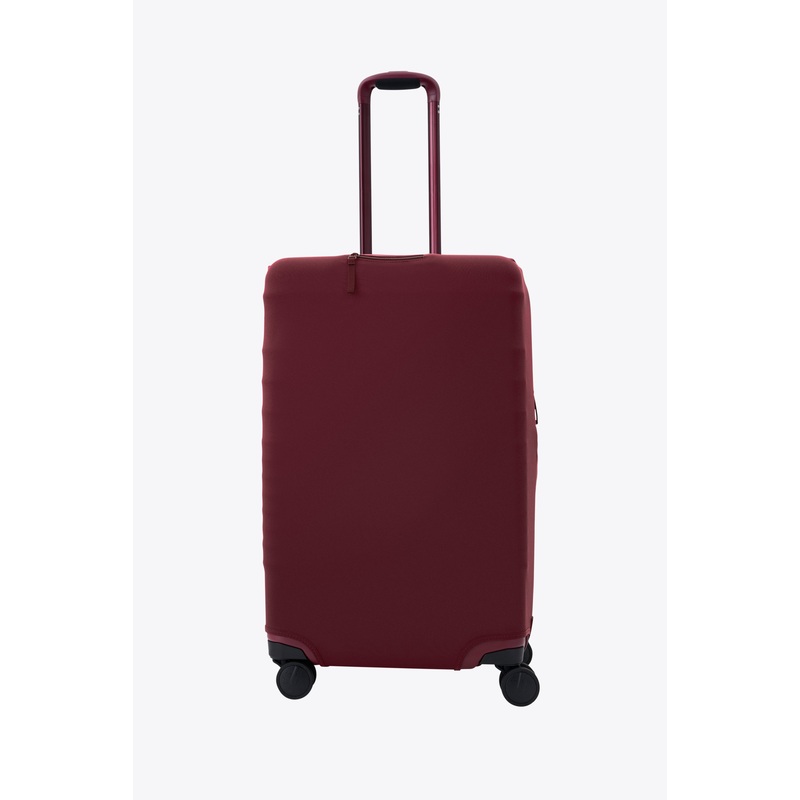 The Medium Check-In Luggage Cover in Burgundy