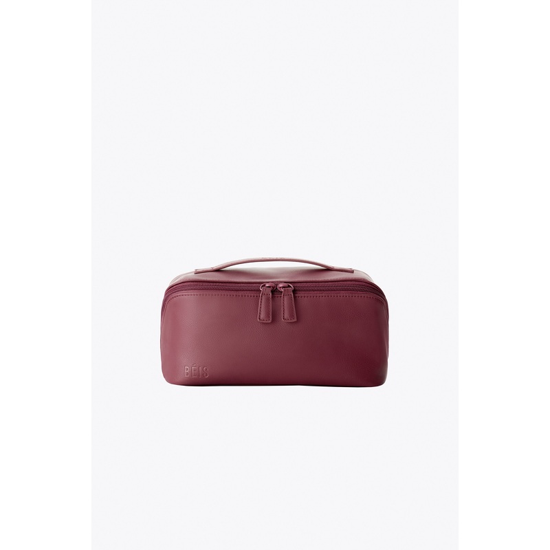 The Essential Toiletry Kit in Burgundy