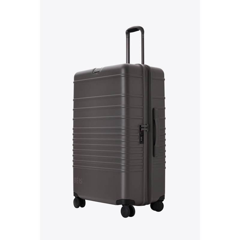 The Large Check-In Roller in Charcoal