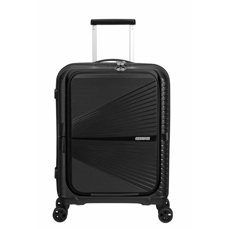American Tourister – Airconic Front opening 55cm spinner – Onyx Black Black