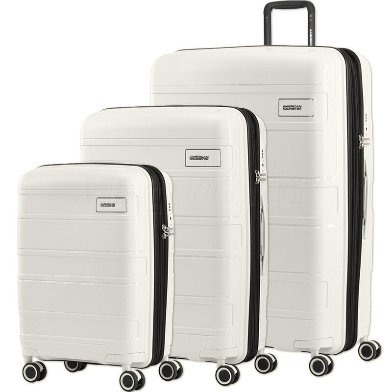 American Tourister – Light MAX SET of 3 (L-M-S) – Off White White