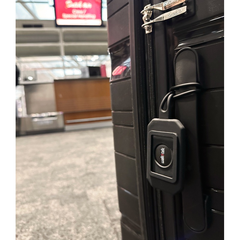 Walk n Talk – PWT-SMART Tag tracker & luggage tag – Black Black