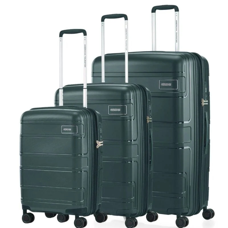 American Tourister – Light MAX SET of 3 (L-M-S) – Varsity Green Green