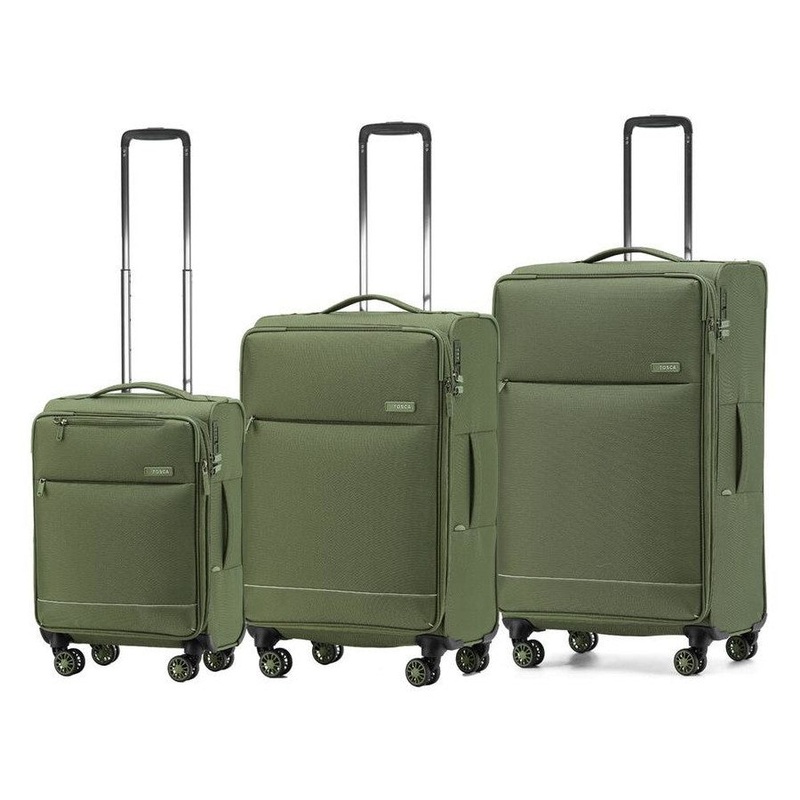 Tosca – SO-LITE AIR5055 set of 3 Suitcases – Khaki KHAKI