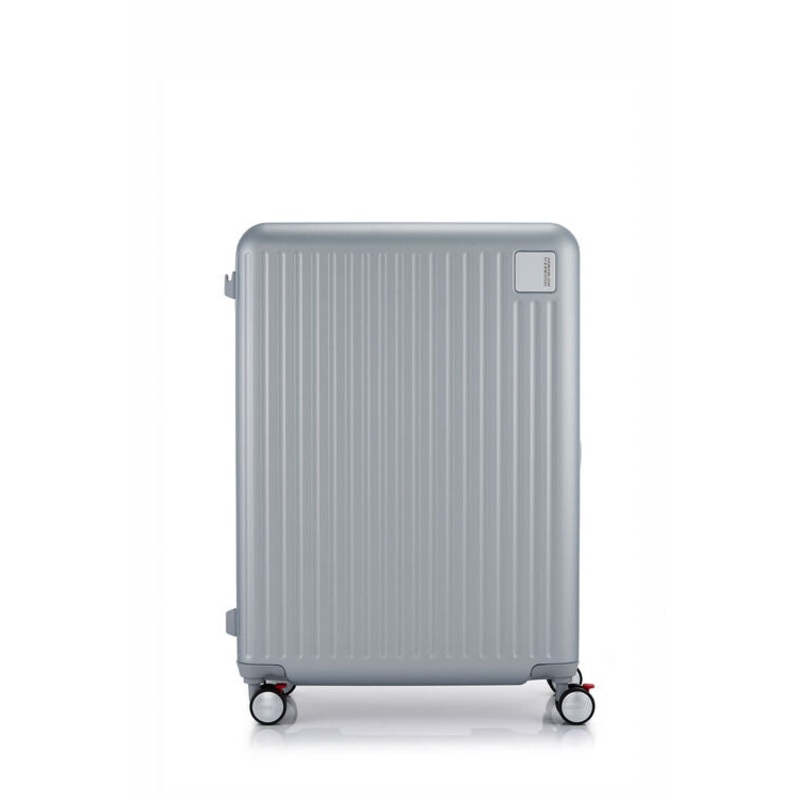American Tourister – Lockation 75cm Fully Framed Large Suitcase – Silver Silver