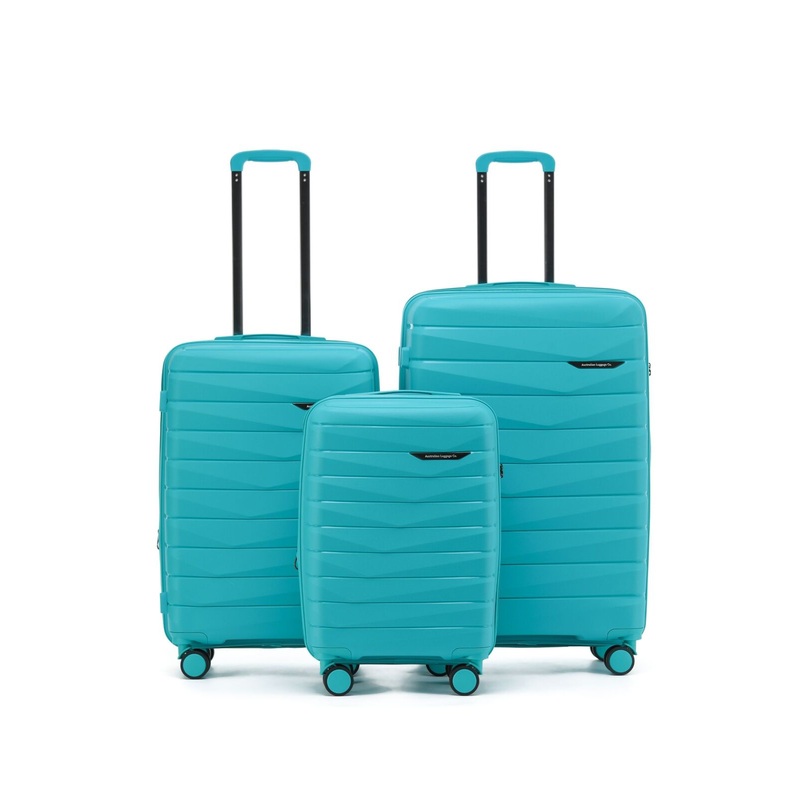 Aus Luggage – PILOT Set of 3 (L-M-S) – Teal Teal