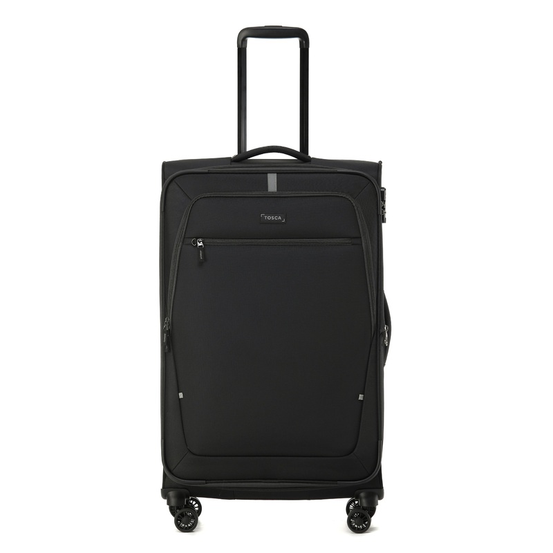 TOSCA Luna Lite 77cm Soft Large Suitcase – BLACK BLACK/GREY