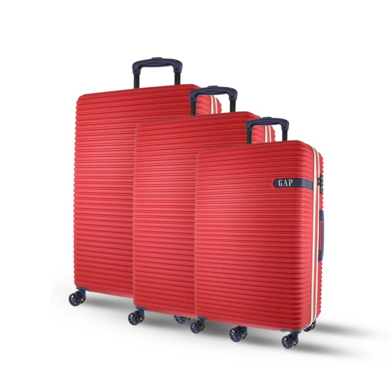 GAP – 30 Set of 3 Suitcases (L-M-S) – Red Red