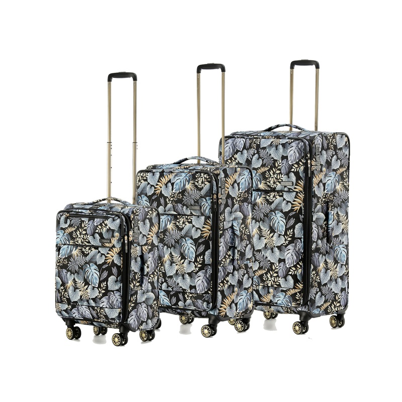 Tosca – SO-LITE AIR5055 set of 3 Suitcases – Golden Palm Palm