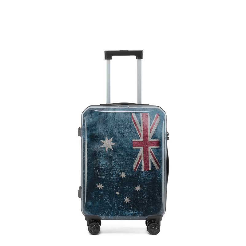 Tosca – TCA705 Australiana 55cm Small Aus Flag Spinner – Navy Navy