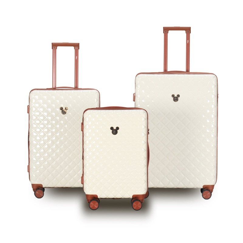 Disney – DIS323-3B Mickey Mouse Set of 3 Spinner cases – Ivory/Tan Ivory/Tan