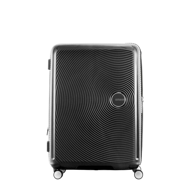 American Tourister – Curio 2.0 69cm Medium Suitcase – Black Black