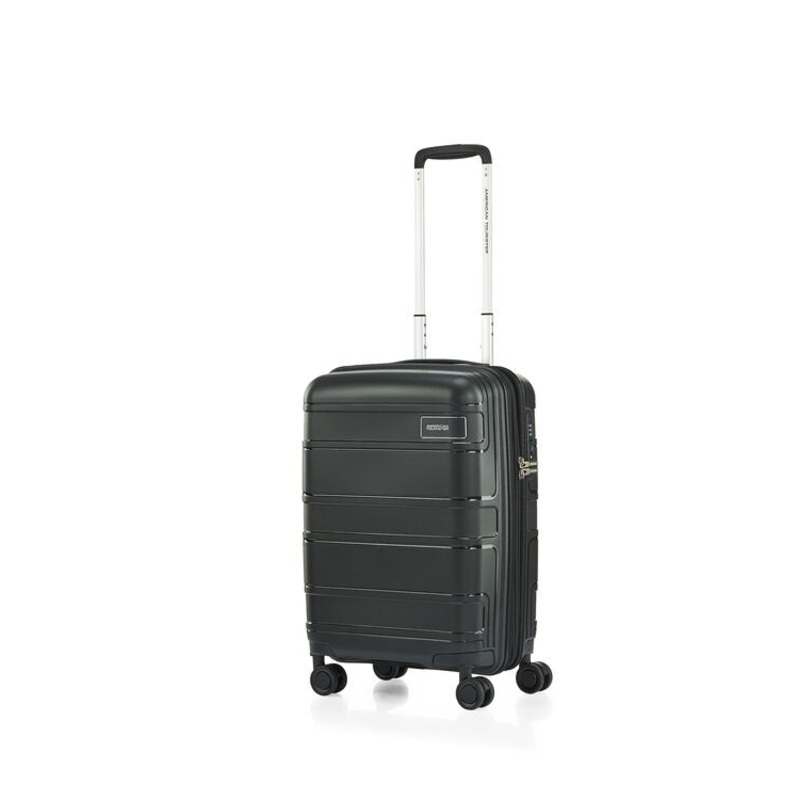 American Tourister – Light Max 55cm Small cabin case – Black Black