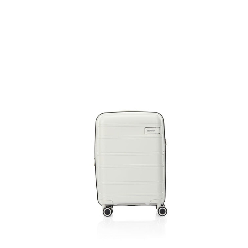 American Tourister – Light Max 55cm Small cabin case – Off White White