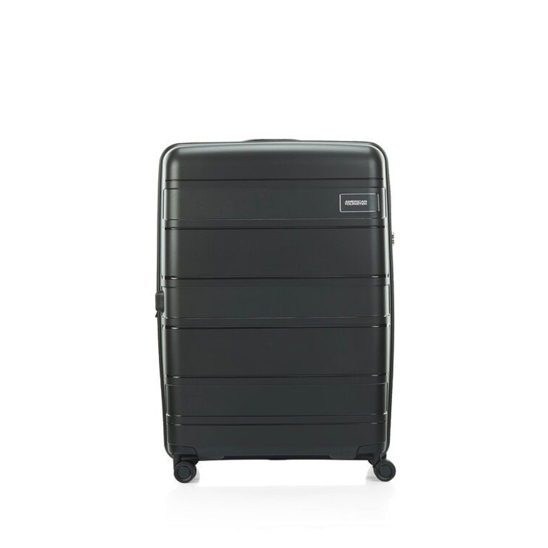 American Tourister – Light Max 82cm Large Spinner – Black Black