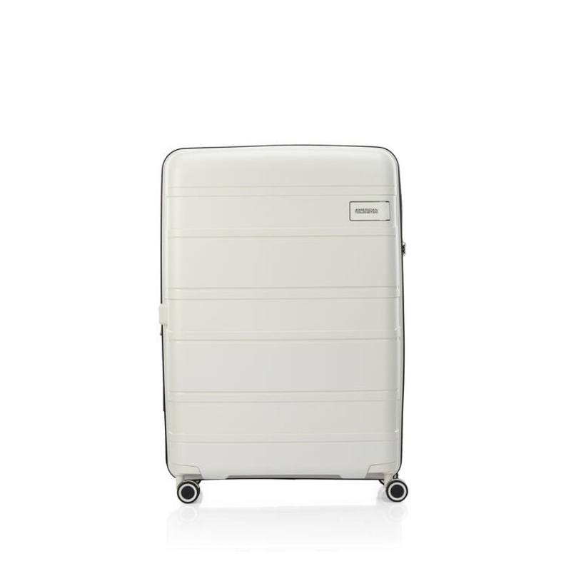 American Tourister – Light Max 82cm Large Spinner – Off White White