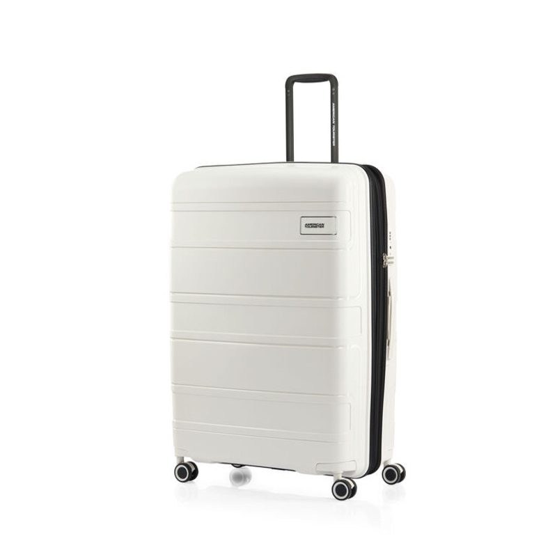 American Tourister – Light Max 82cm Large Spinner – Off White White