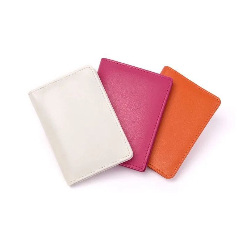 Oran – CH-367 Jed Leather 16 card holder – Pink Pink