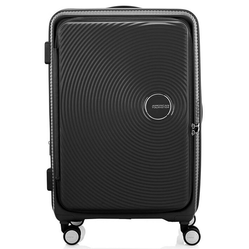 American Tourister – 75cm Curio Book Opening – Black Black