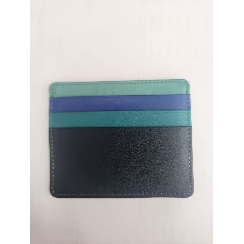 Oran – SAF-7202 Craig leather Card Holder – Navy Combo Navy