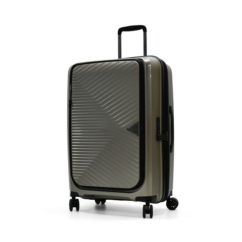 Tosca – Space X 25in Medium dual opening Suitcase – Champagne Champagne
