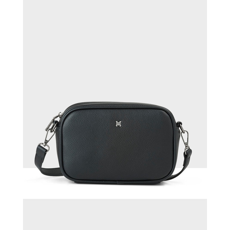 Monica Camera Crossbody Bag Black / Gunmetal
