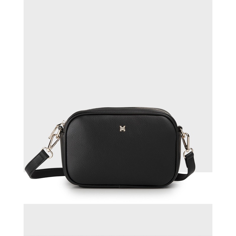 Monica Camera Crossbody Bag Black / Lt Gold