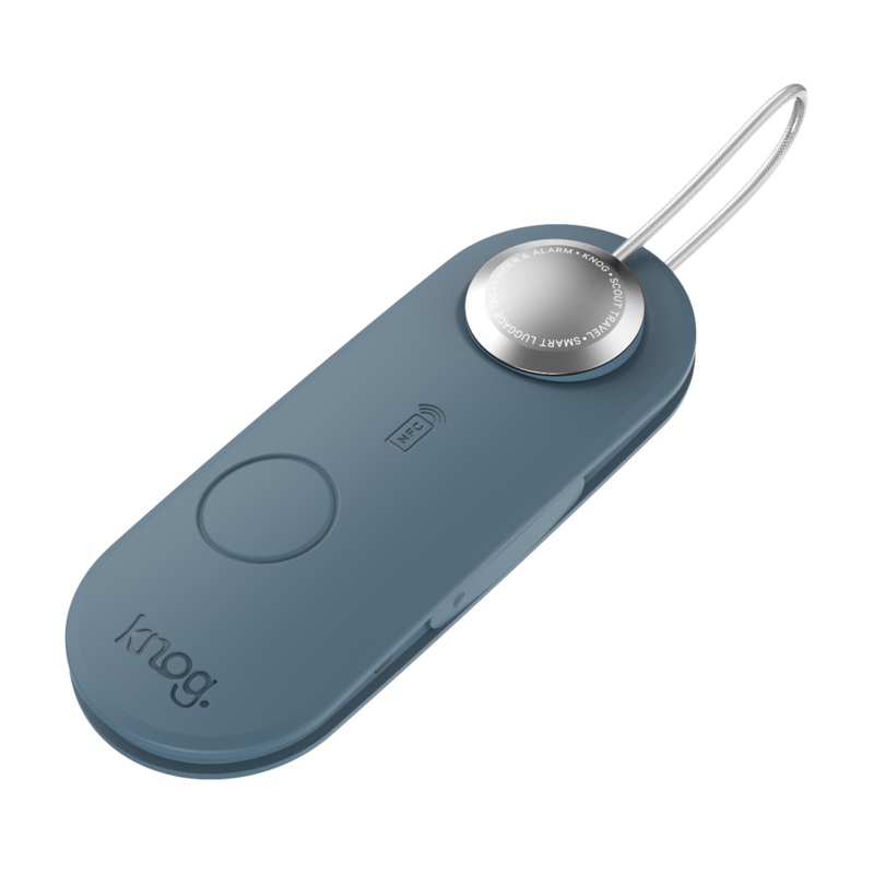 KNOG – Scout Travel Smart Luggage Tag with Tracker – Blue Blue