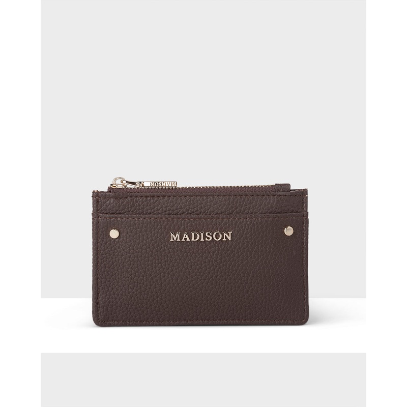 Vanessa Small Zip Purse Card-Holder Chocolate