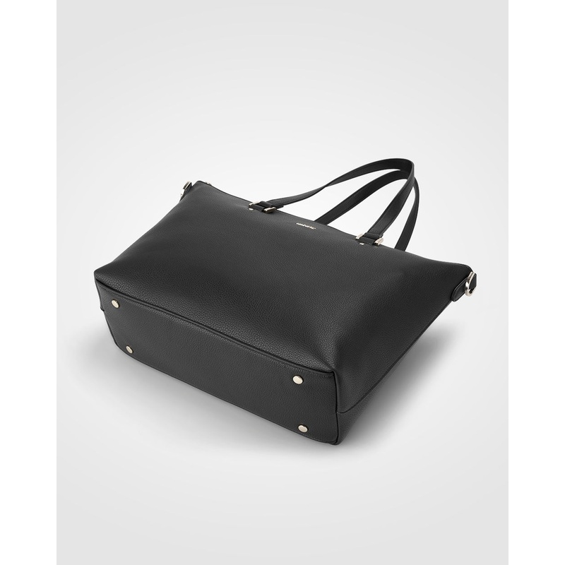 Vivian Medium Zip Top Tote With Crossbody Strap Caramel